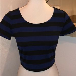 👚✨ Forever 21 Striped Crop Top - Size M